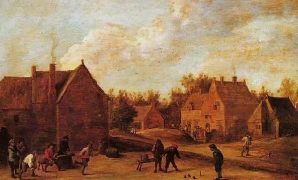 David Teniers the Younger Village scene